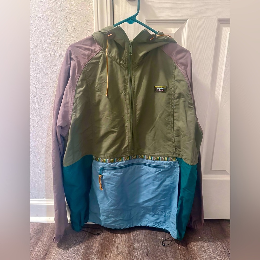 LL bean men’s mountain classic anorak XL regular